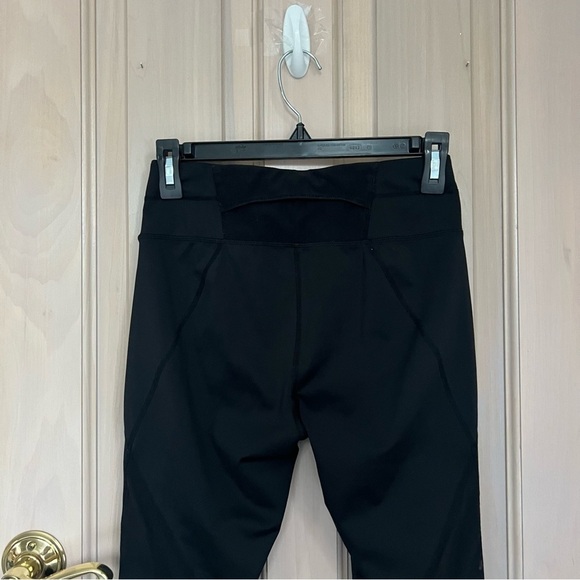 Athleta laser mesh sonar capri High Rise black leggings 9904 - Picture 7 of 14